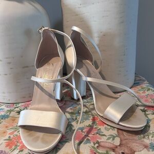 Chic Cream Strappy Heels - Arabella Style by Harriet Wilde